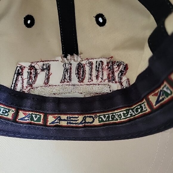 Seniors PGA Championship 2002 Firestone Vintage Ahead Golf Cap Beige OSFM - Picture 5 of 7